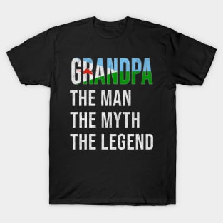 Grand Father Djiboutian Grandpa The Man The Myth The Legend - Gift for Djiboutian Dad With Roots From  Djibouti T-Shirt